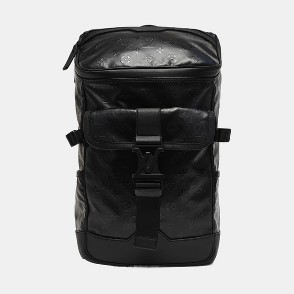 CHRISTOPHER Monogram Coated Canvas Black