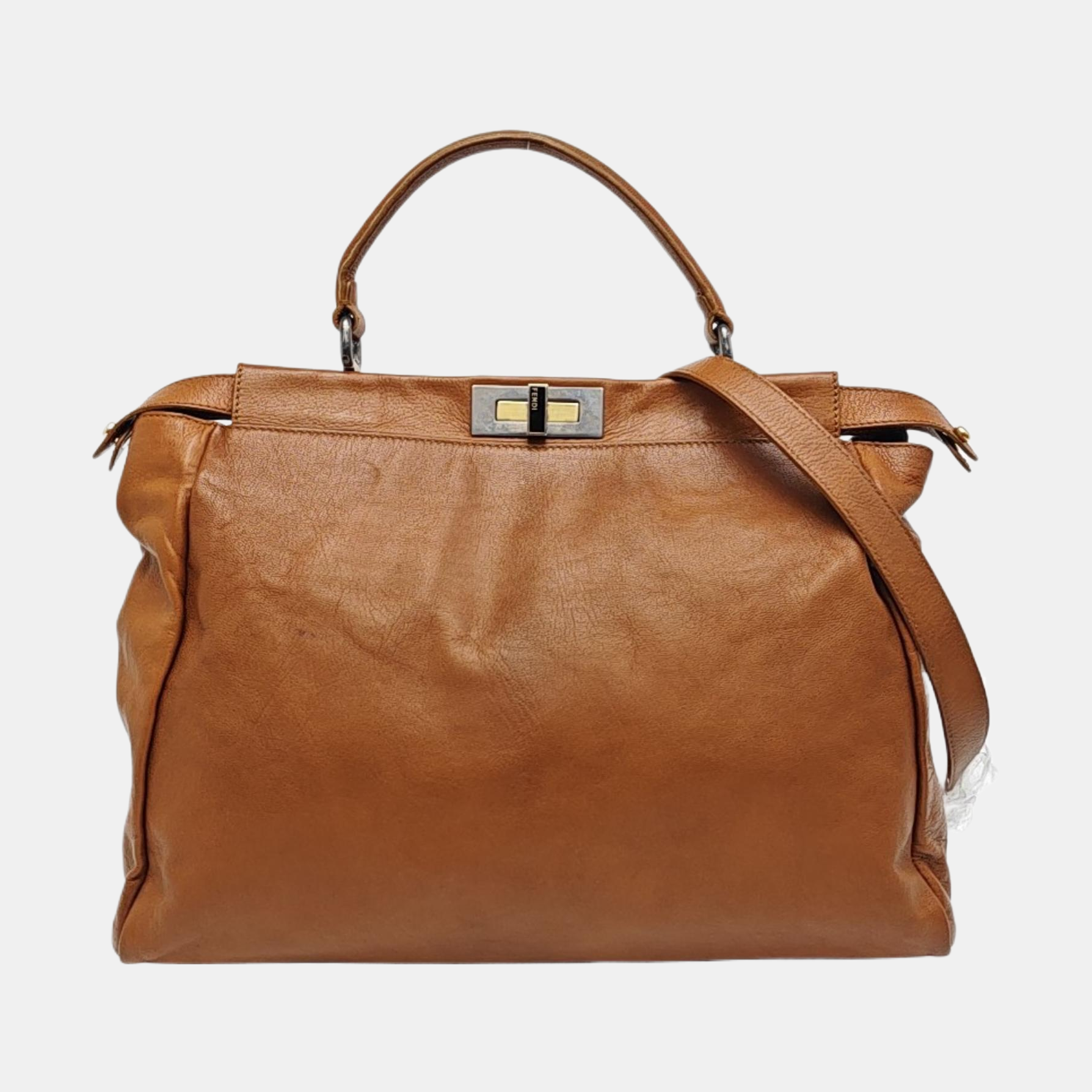 Peekaboo Medium Calfskin Brown