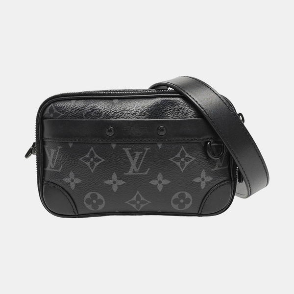 ALPHA Nano Monogram Coated Canvas Black