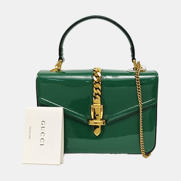 Sylvie 1969 Mini Patent Leather Green