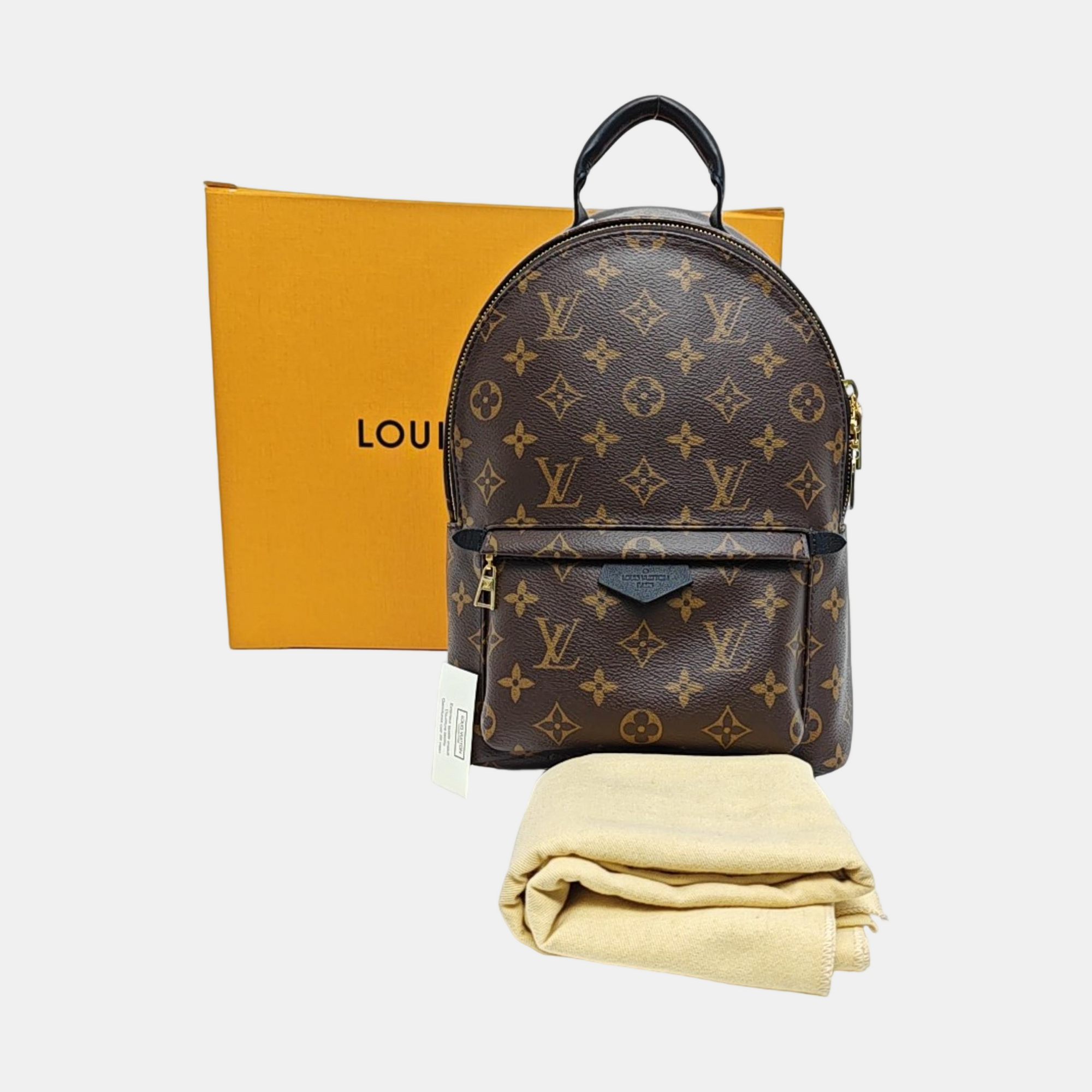 PALM SPRINGS PM Monogram Coated Canvas Brown