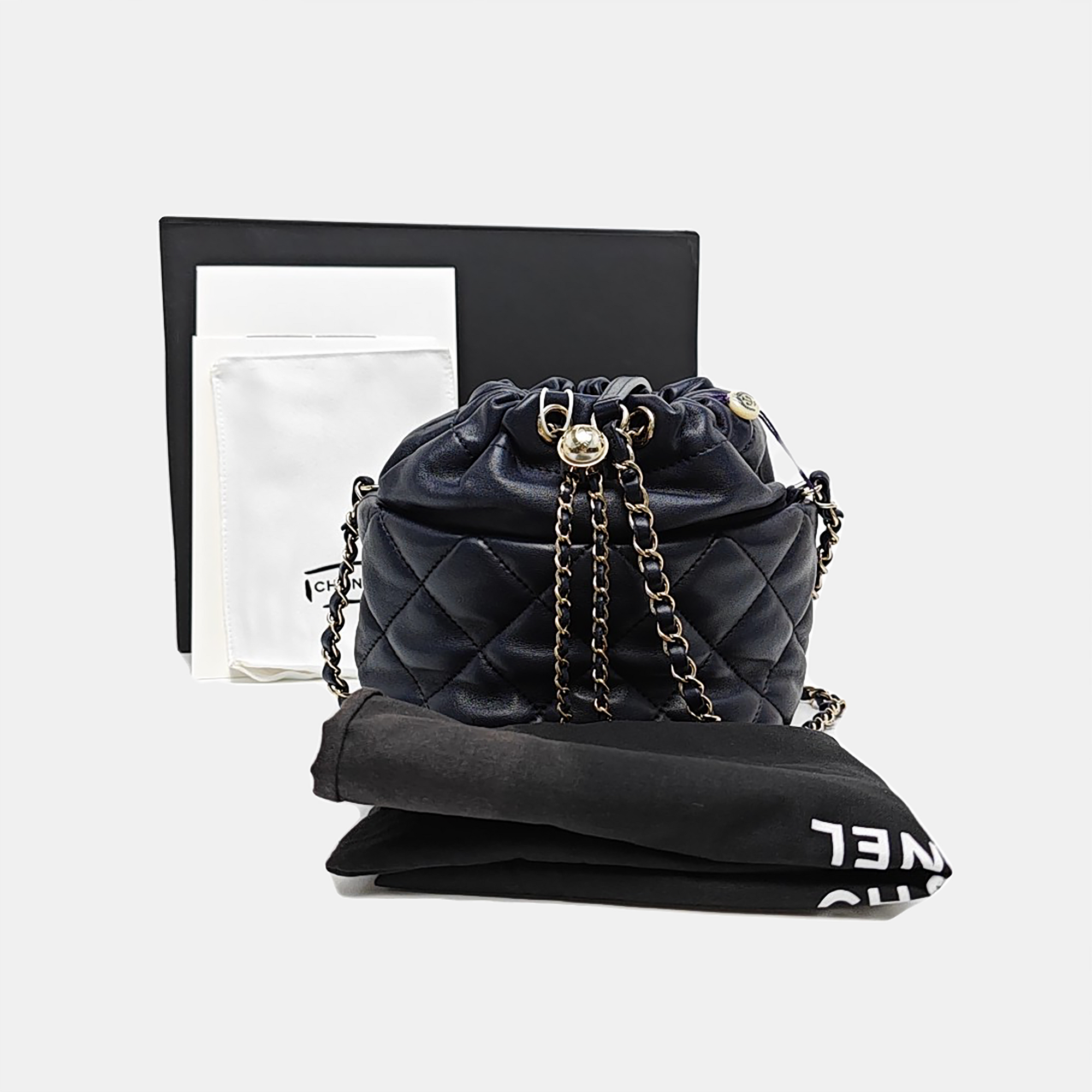 Quilted Lambskin Blue