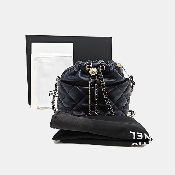 Quilted Lambskin Blue