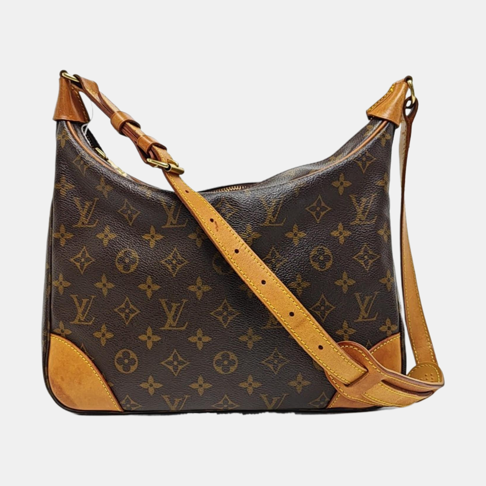 BOULOGNE Monogram Coated Canvas Brown