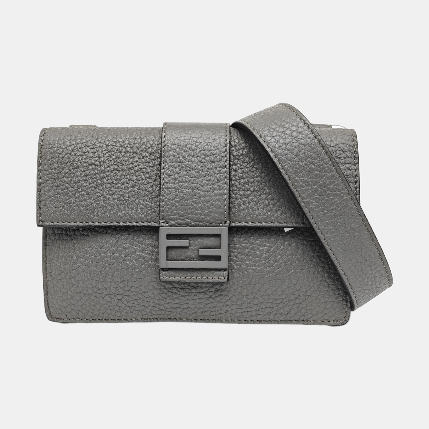 Baguette Mini Calfskin Gray