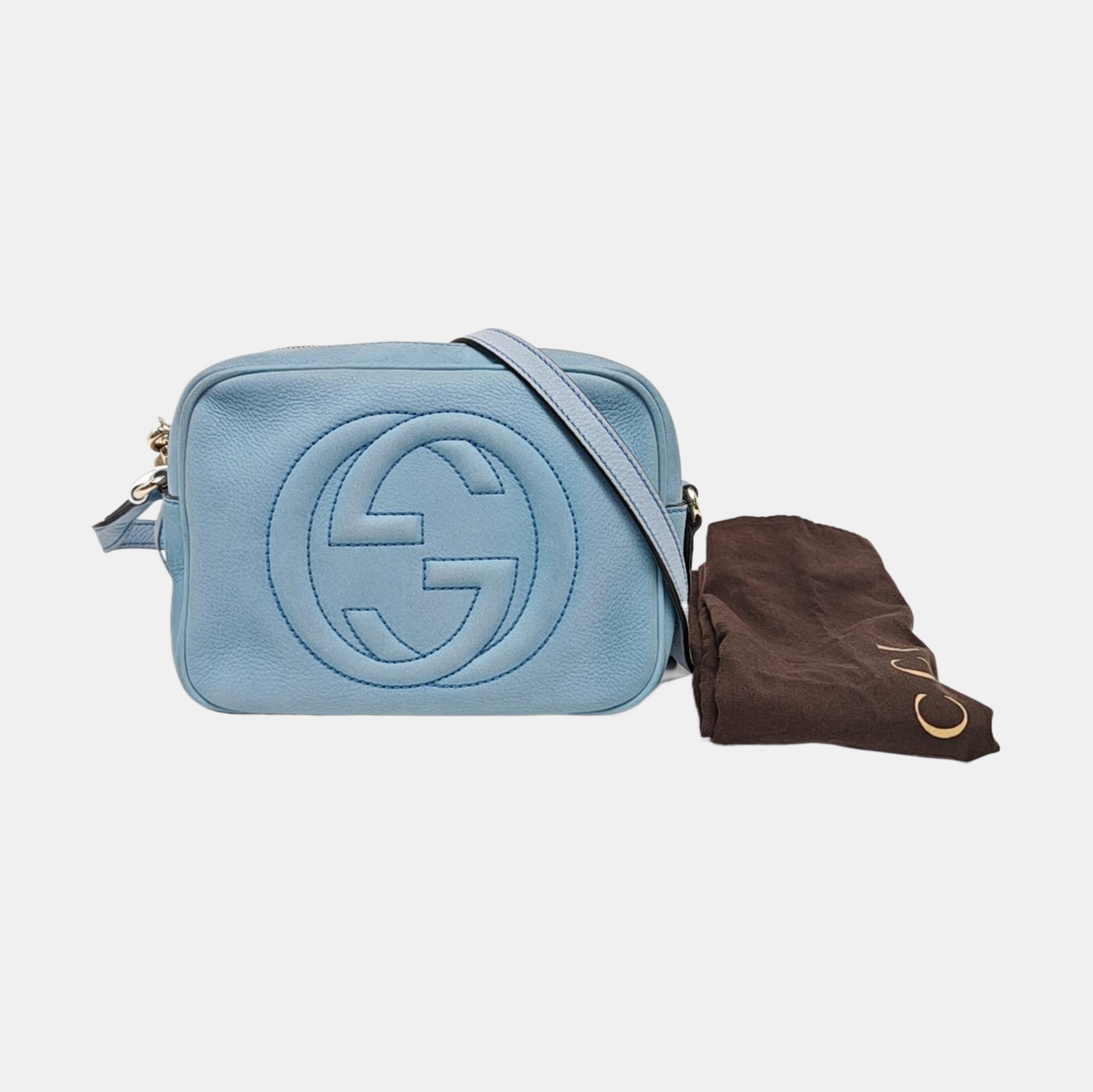 Authenticated pre-owned  Soho Small Calfskin Blue - Shoulder Bag at Looply