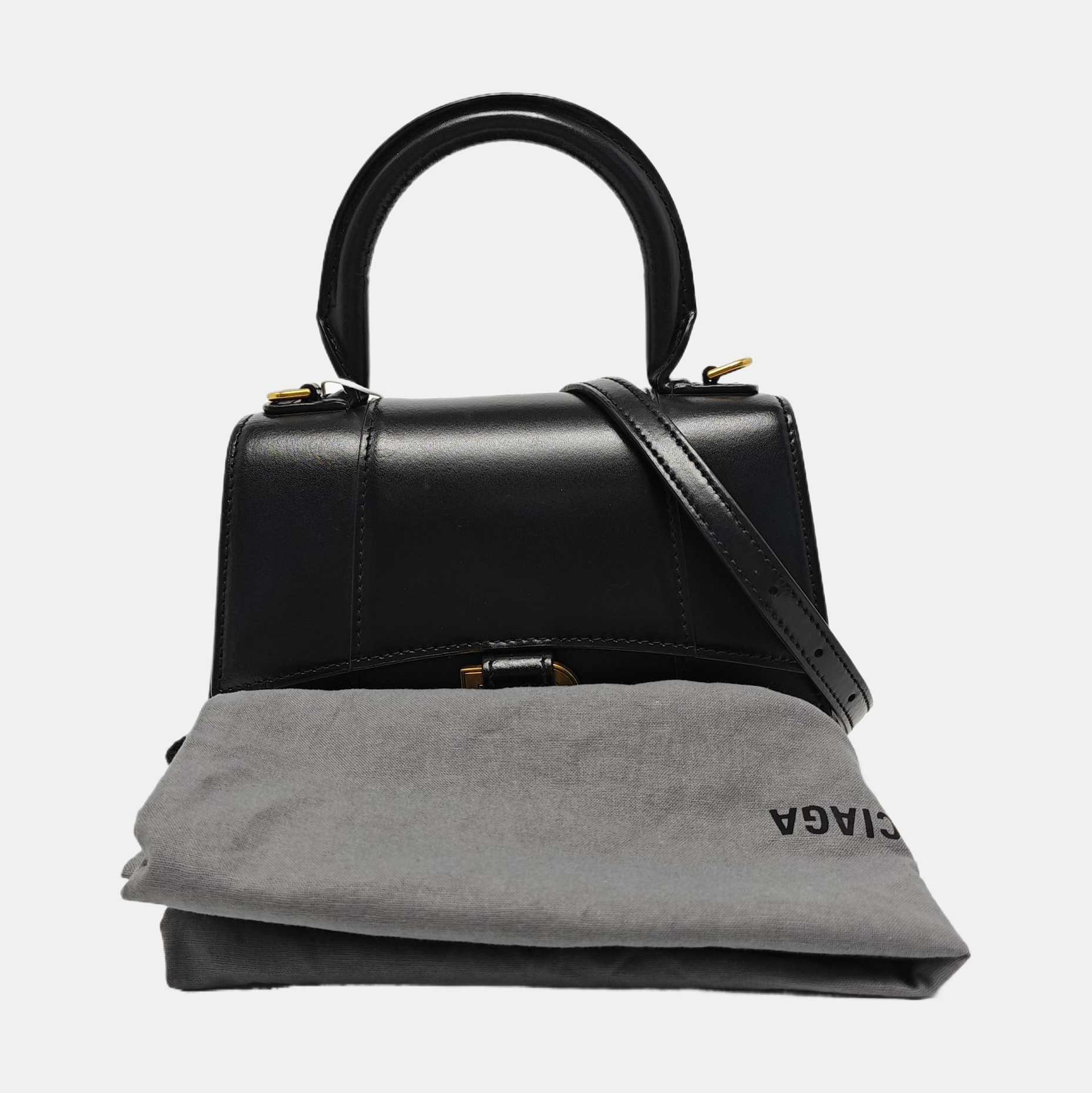 Hourglass XS Calfskin Black
