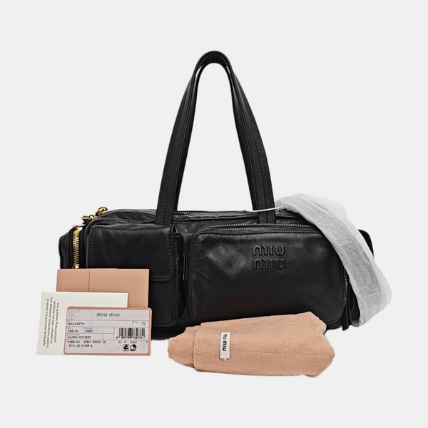 Pocket Lambskin Black