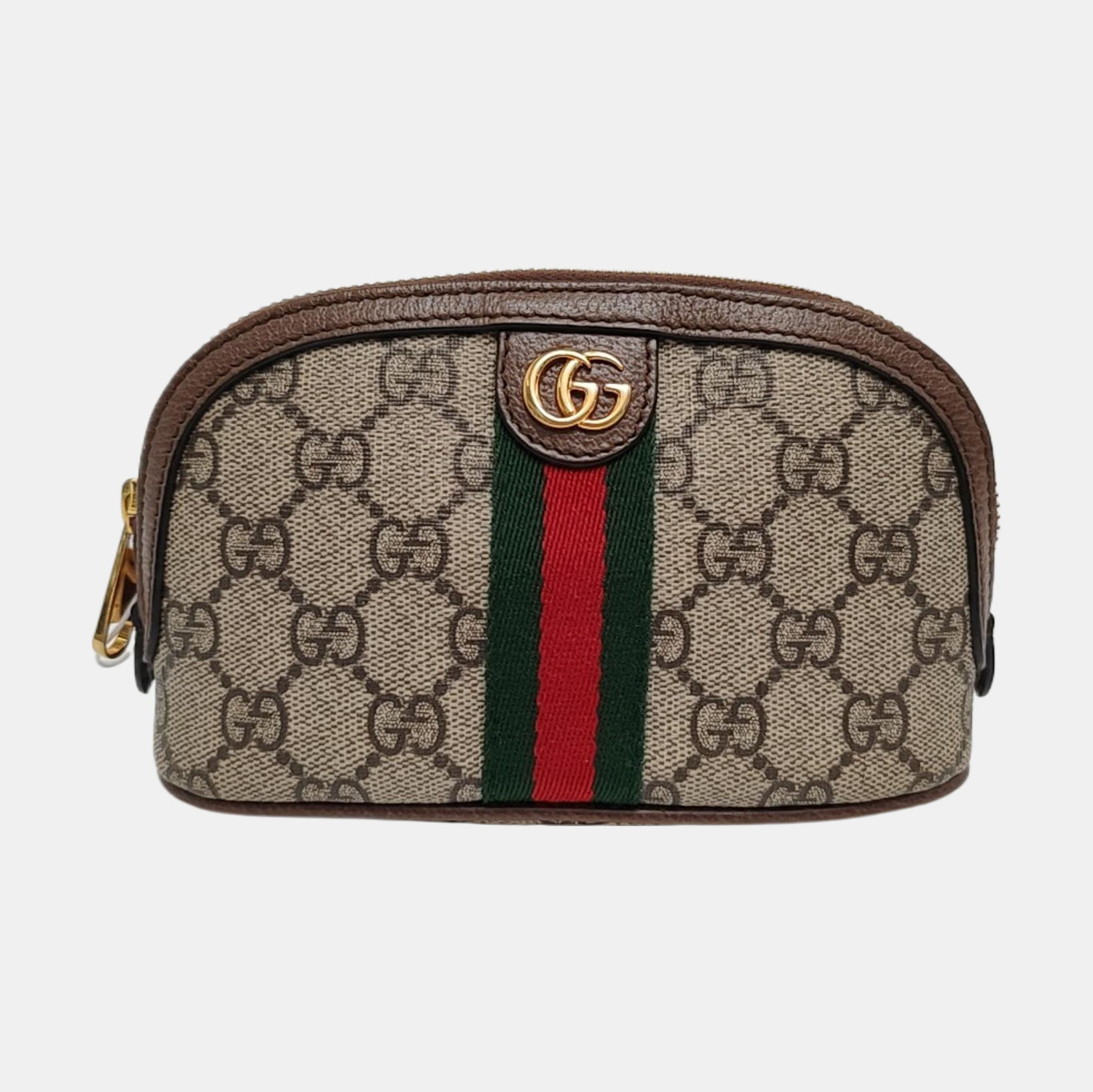 Ophidia Mini Monogram Coated Canvas Beige
