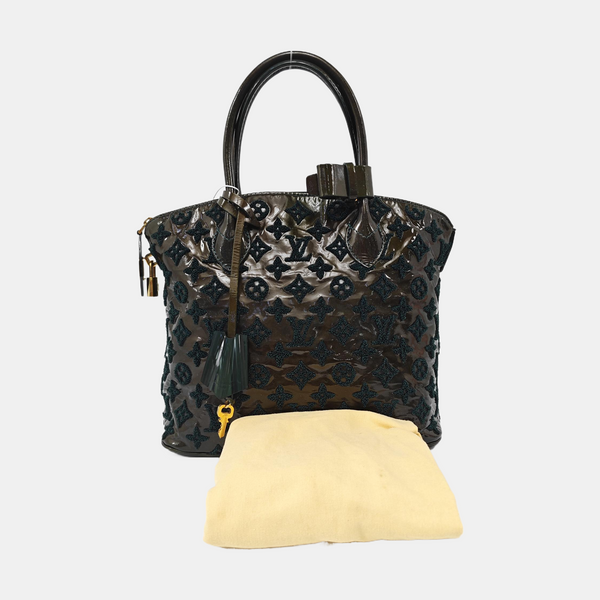 LOCKIT Monogram Patent Leather Green