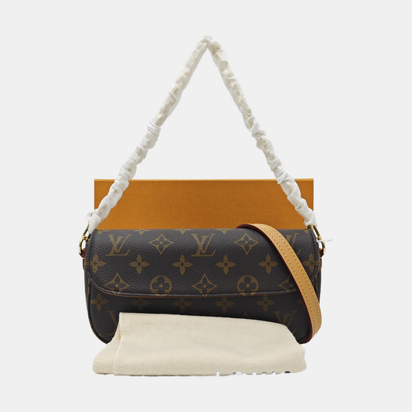 IVY Monogram Coated Canvas Brown