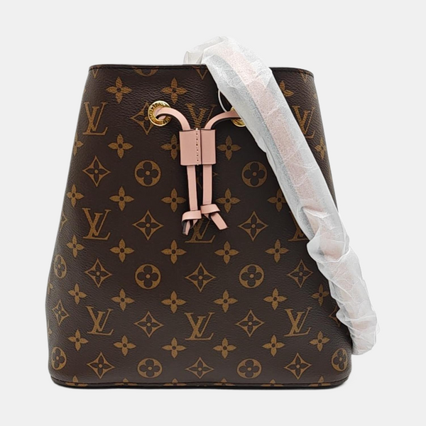 NÉONOÉ MM Monogram Coated Canvas Brown