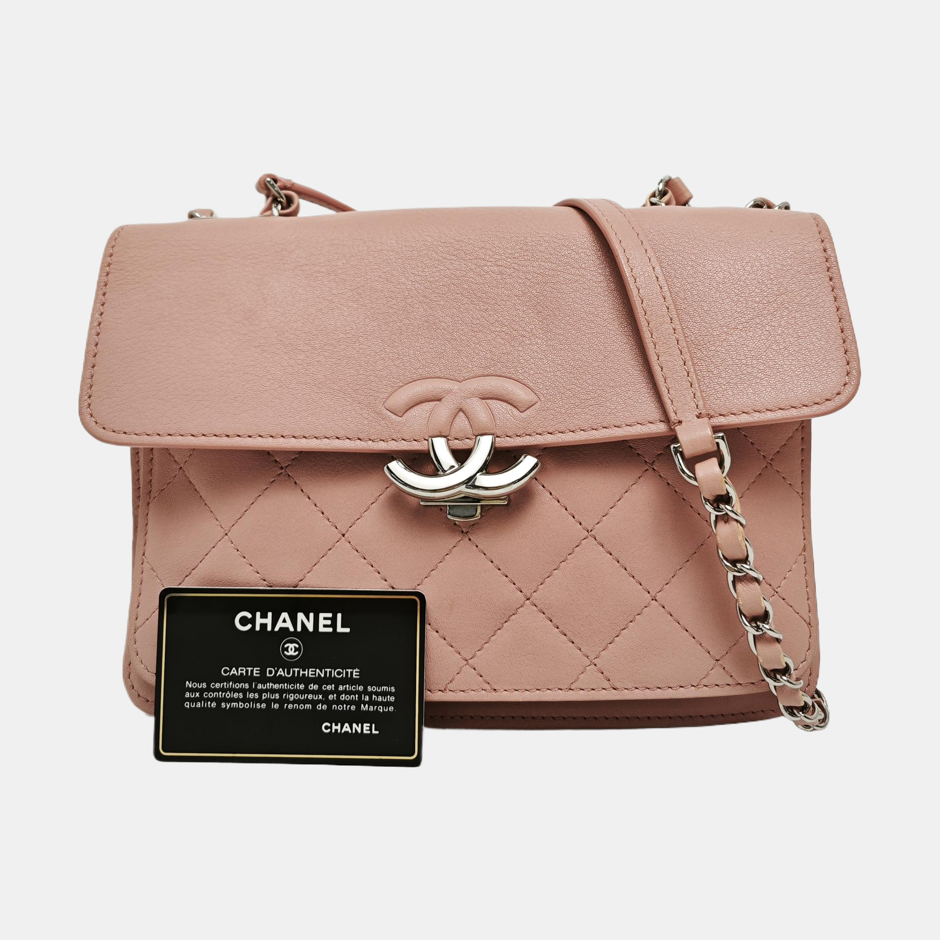 Quilted Lambskin Pink