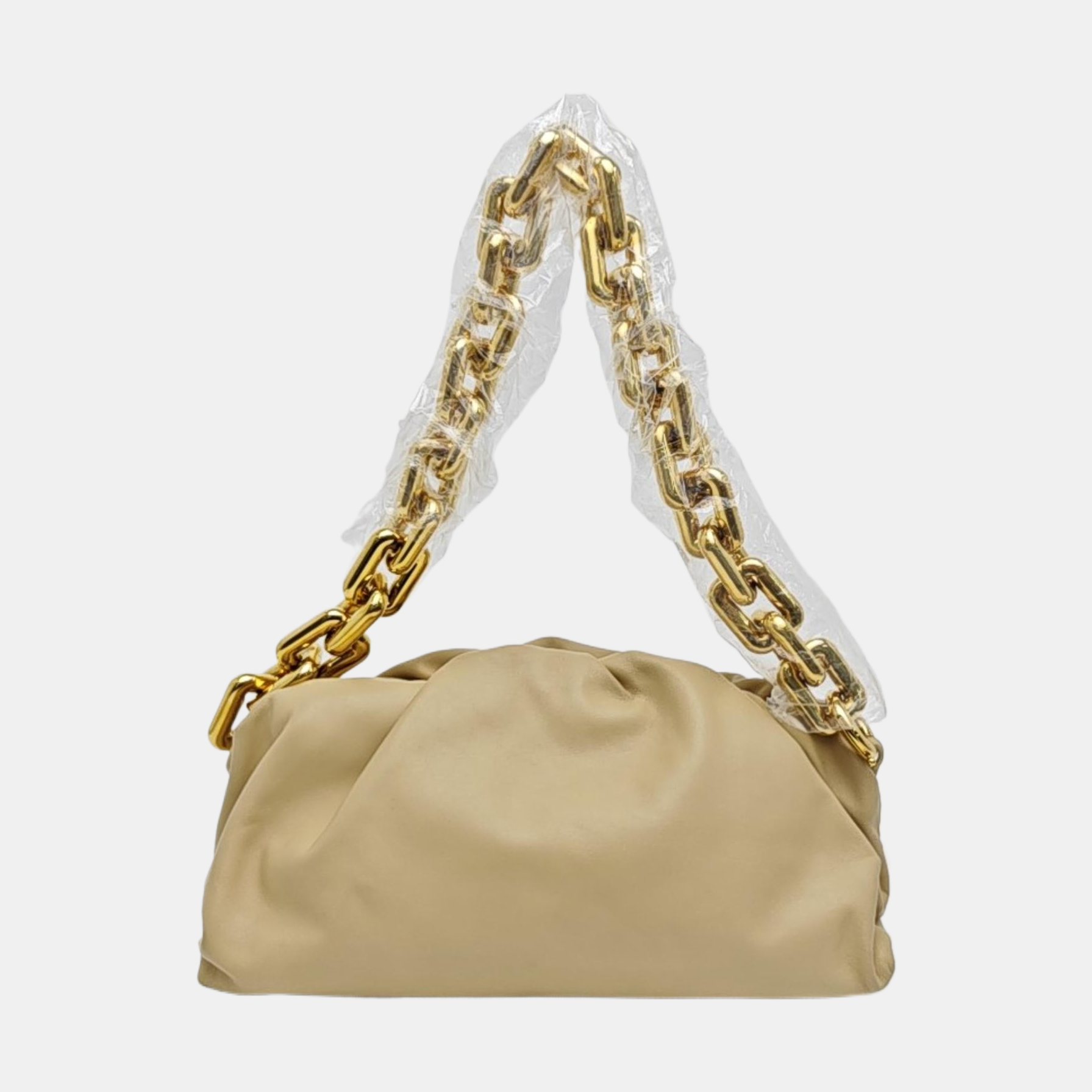 The Pouch Mini Calfskin Beige