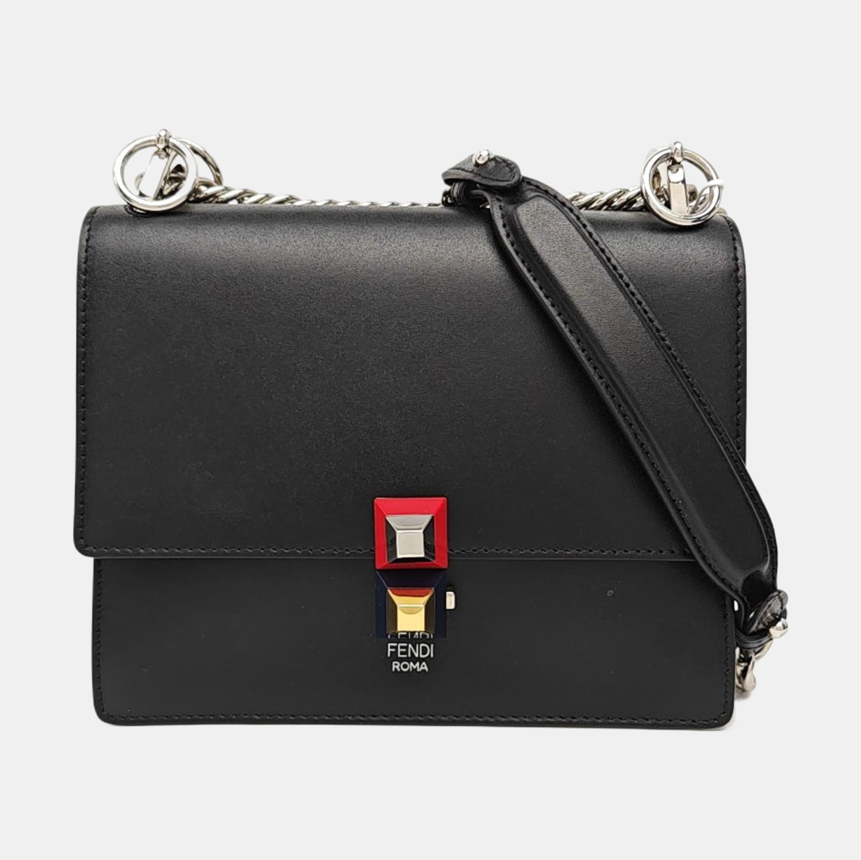 Kan I Mini Calfskin Black