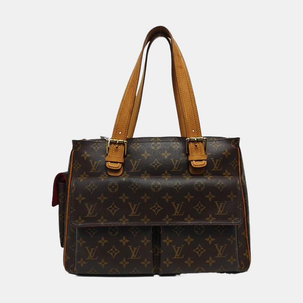 MULTIPLE Monogram Coated Canvas Brown