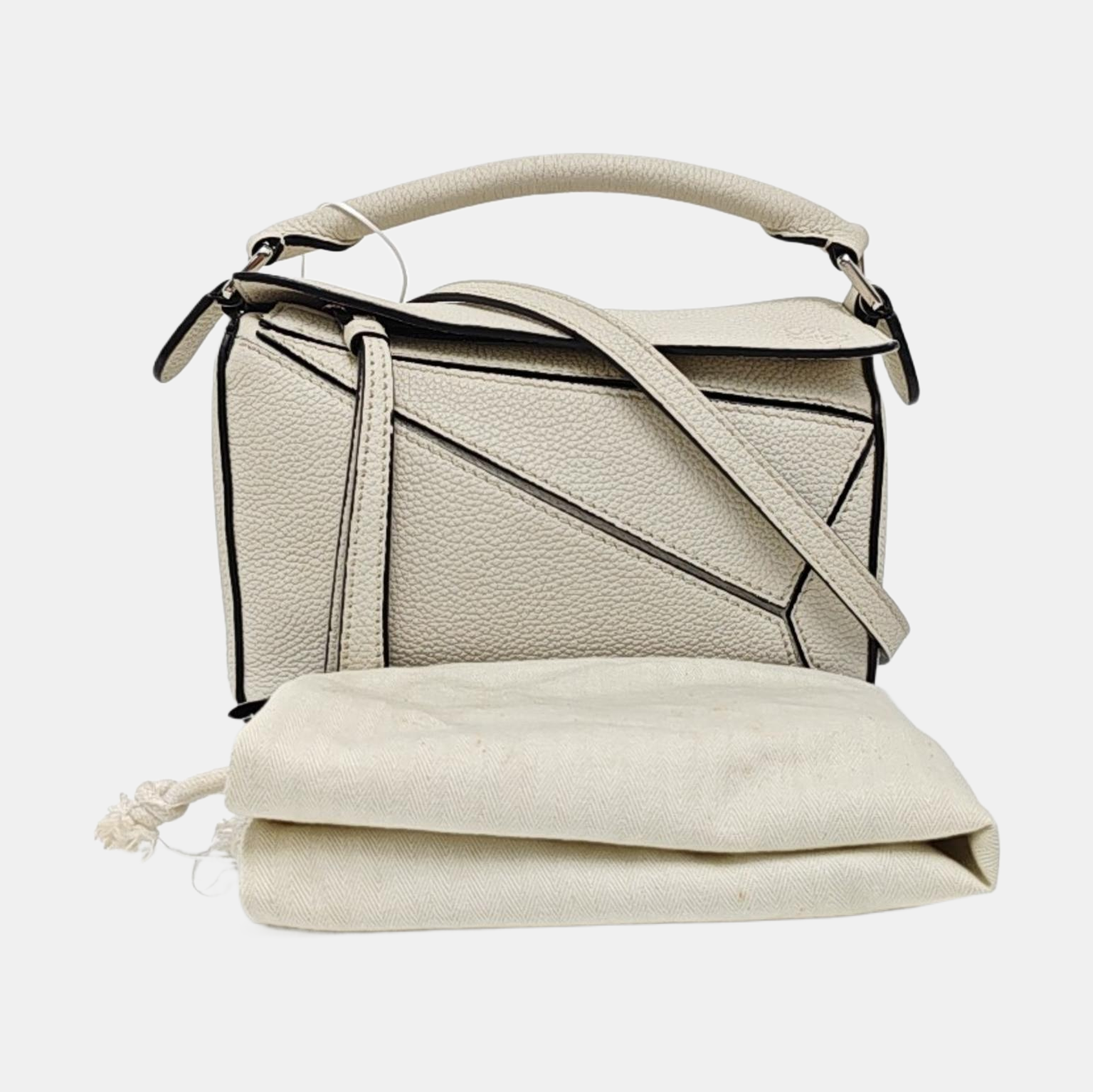 Puzzle Mini Calfskin Beige