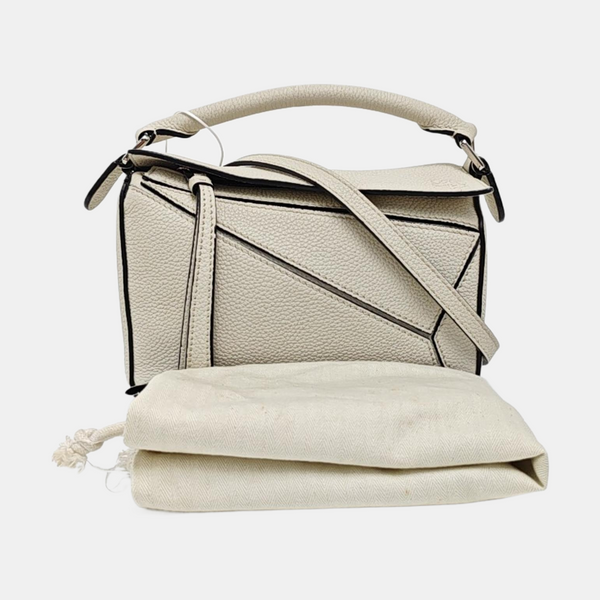 Puzzle Mini Calfskin Beige