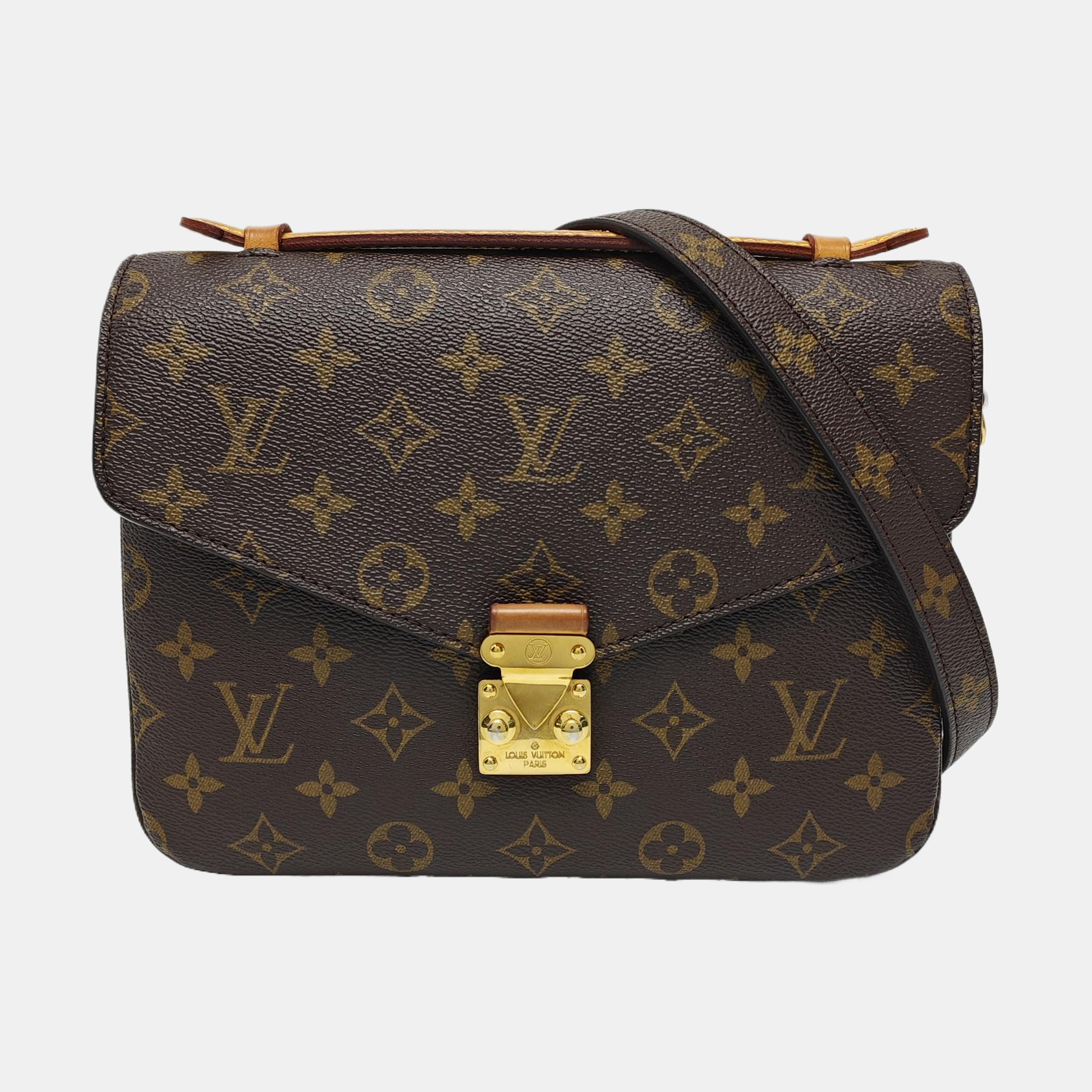 Authenticated pre-owned  MÉTIS MM Monogram Coated Canvas Brown - Crossbody Bag at Looply
