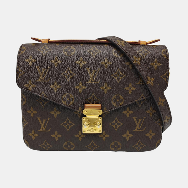 Authenticated pre-owned  MÉTIS MM Monogram Coated Canvas Brown - Crossbody Bag at Looply