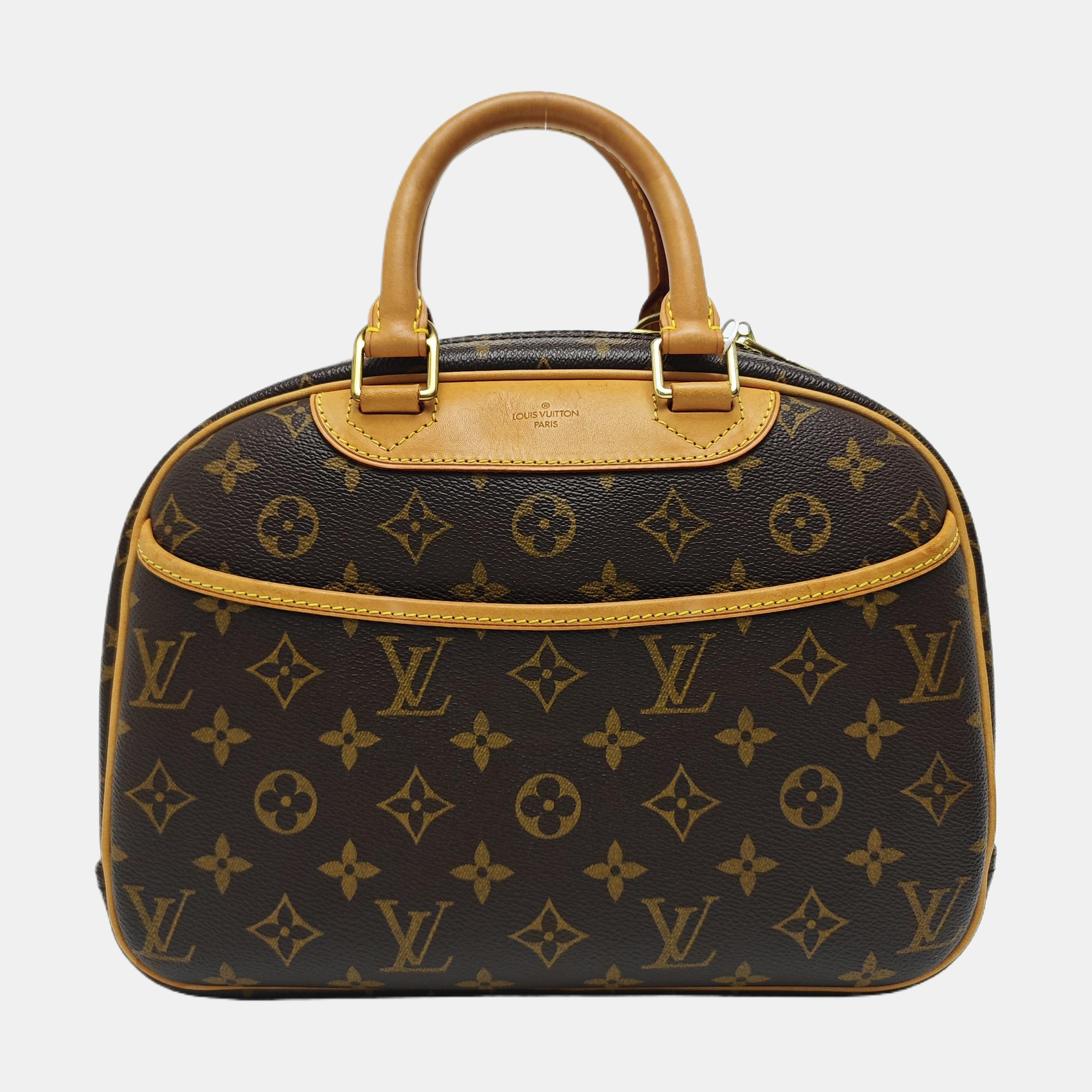 DEAUVILLE Monogram Coated Canvas Brown