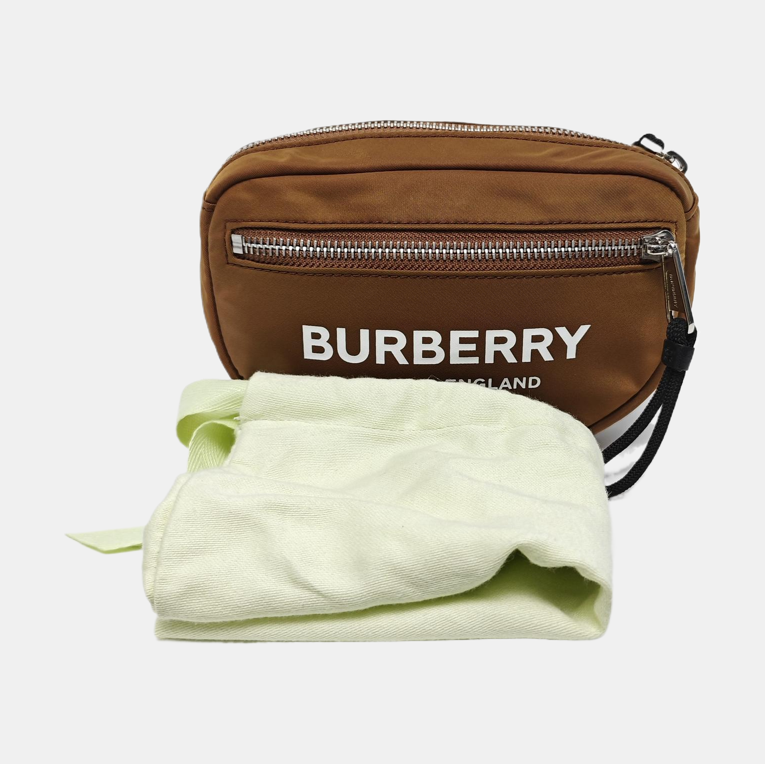Nylon Belt Bag Small Brown