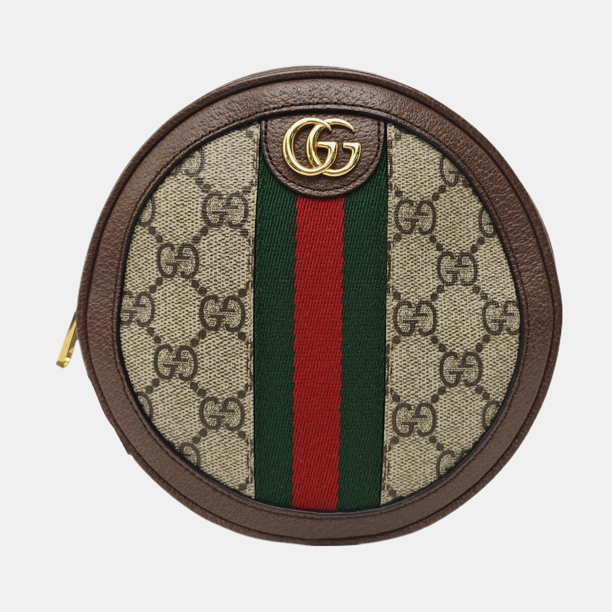 Ophidia Mini Monogram Coated Canvas Beige