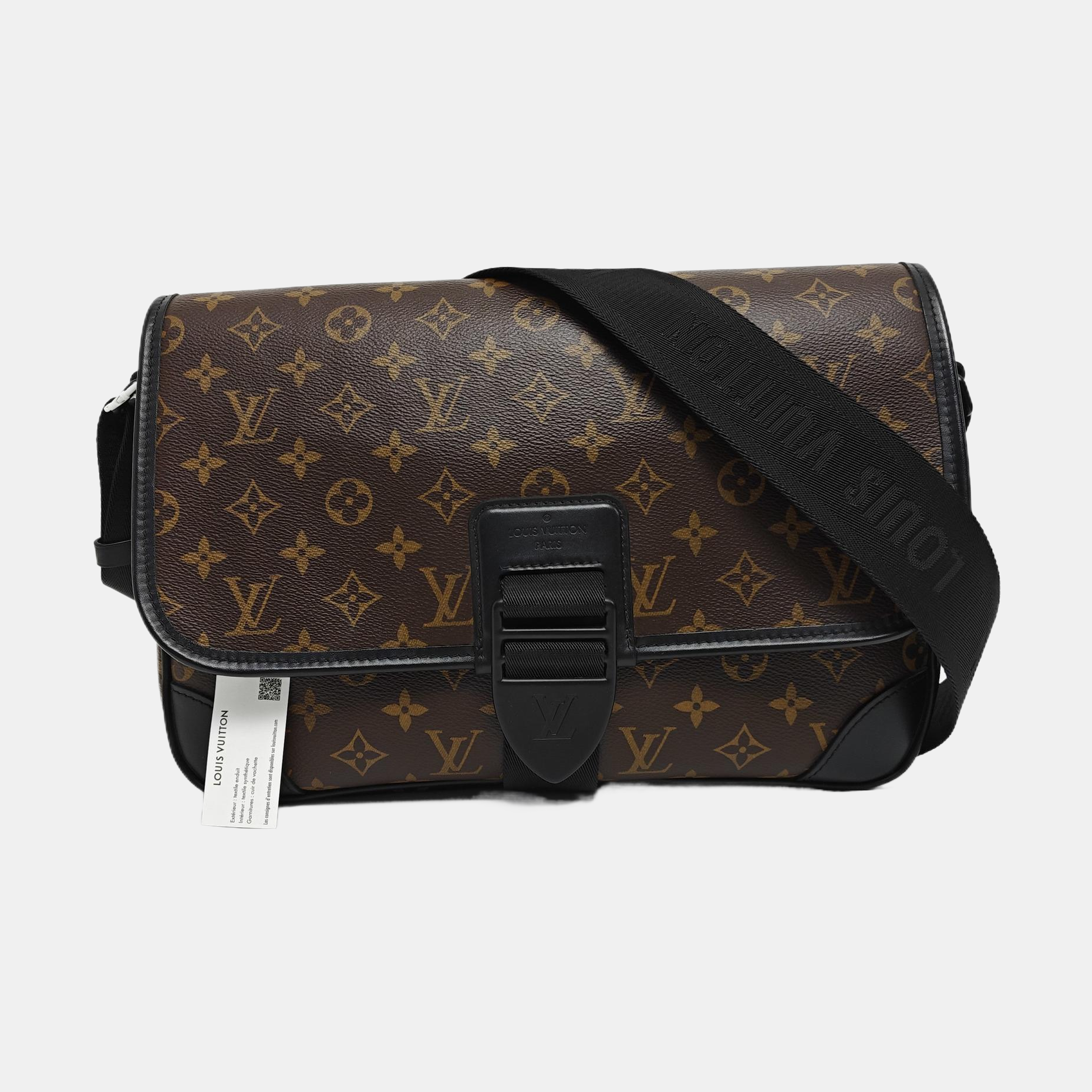 ARCHY MM Monogram Coated Canvas Brown