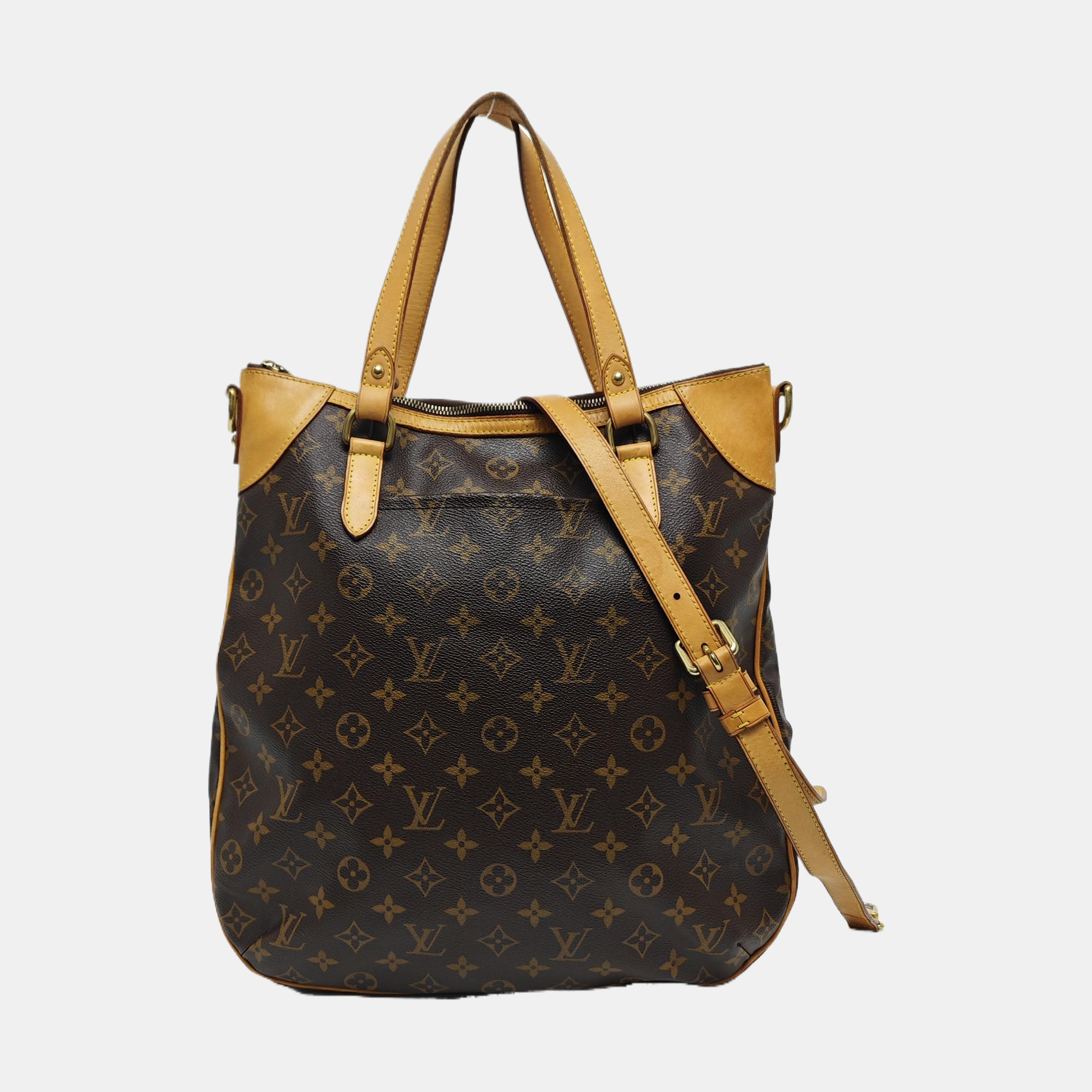 ODEON Monogram Coated Canvas Brown