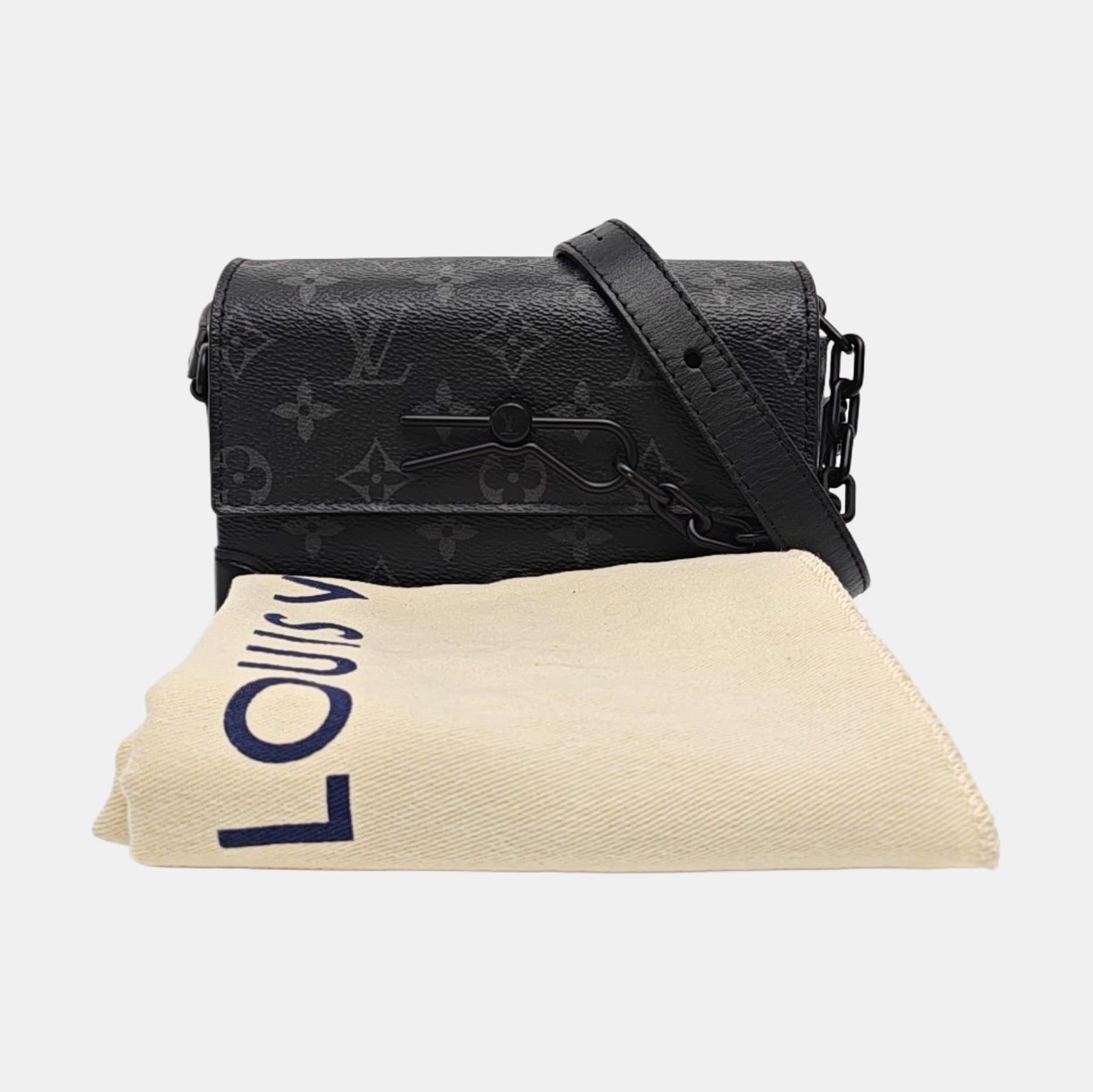 STEAMER Mini Monogram Coated Canvas Black