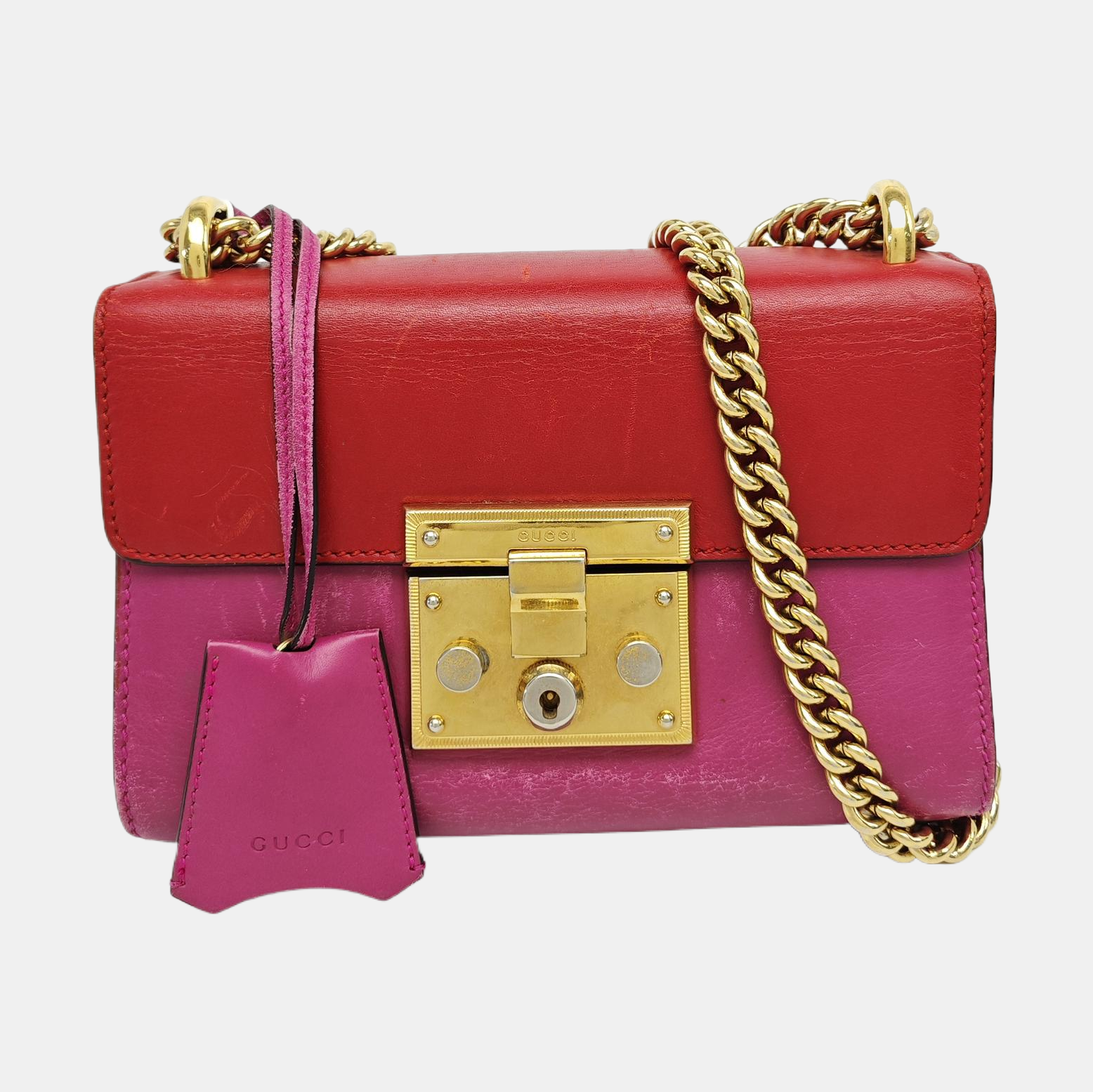 Padlock Small Calfskin Multicolor