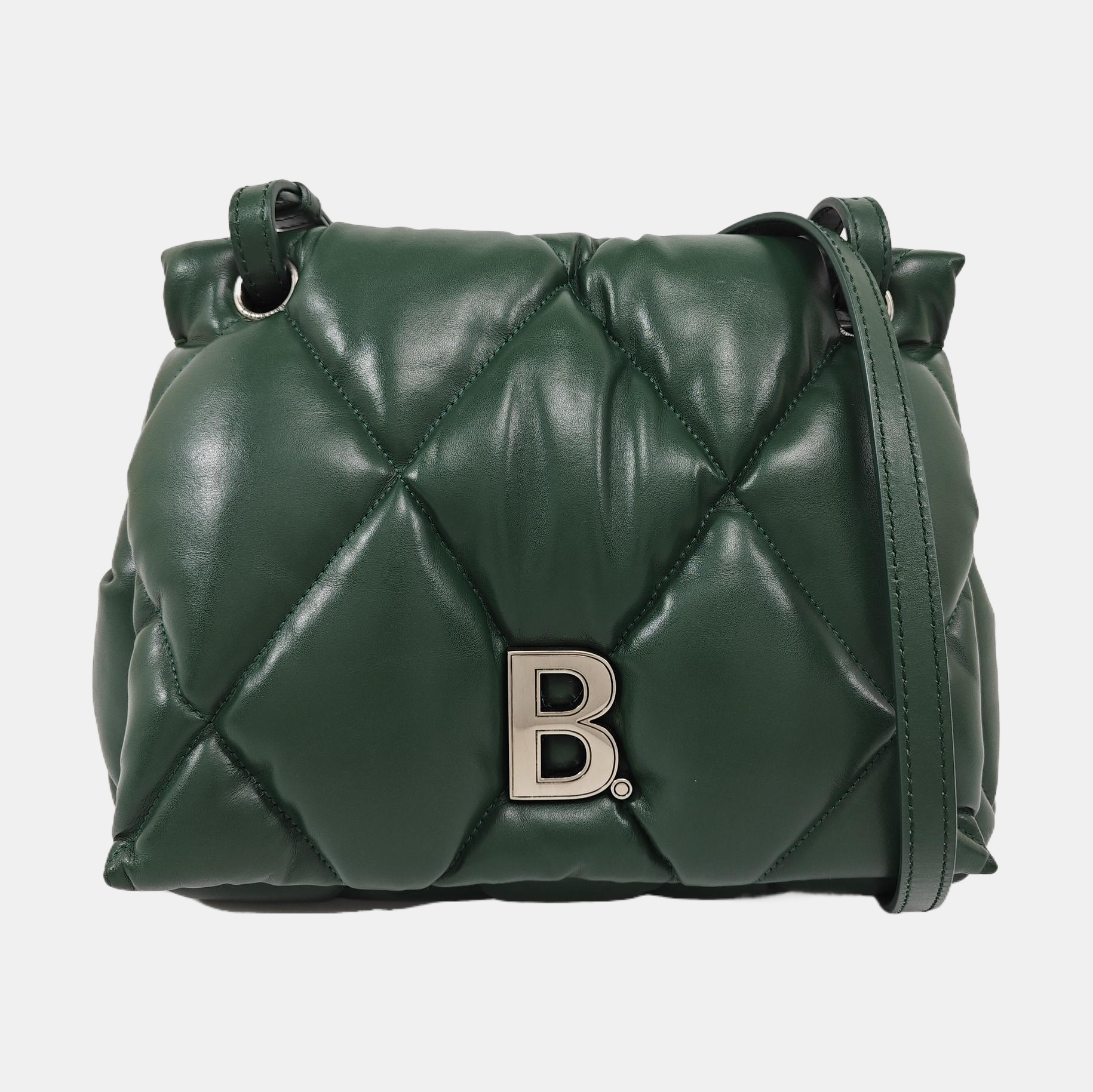 B. Quilted Calfskin Green