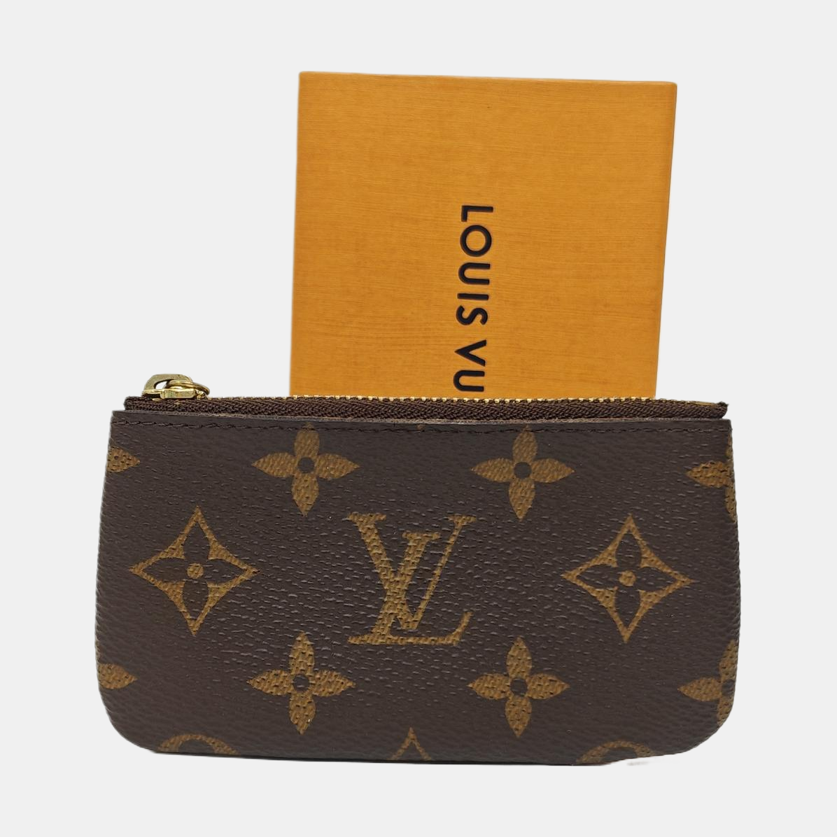 Monogram Coated Canvas Card Holder Brown
