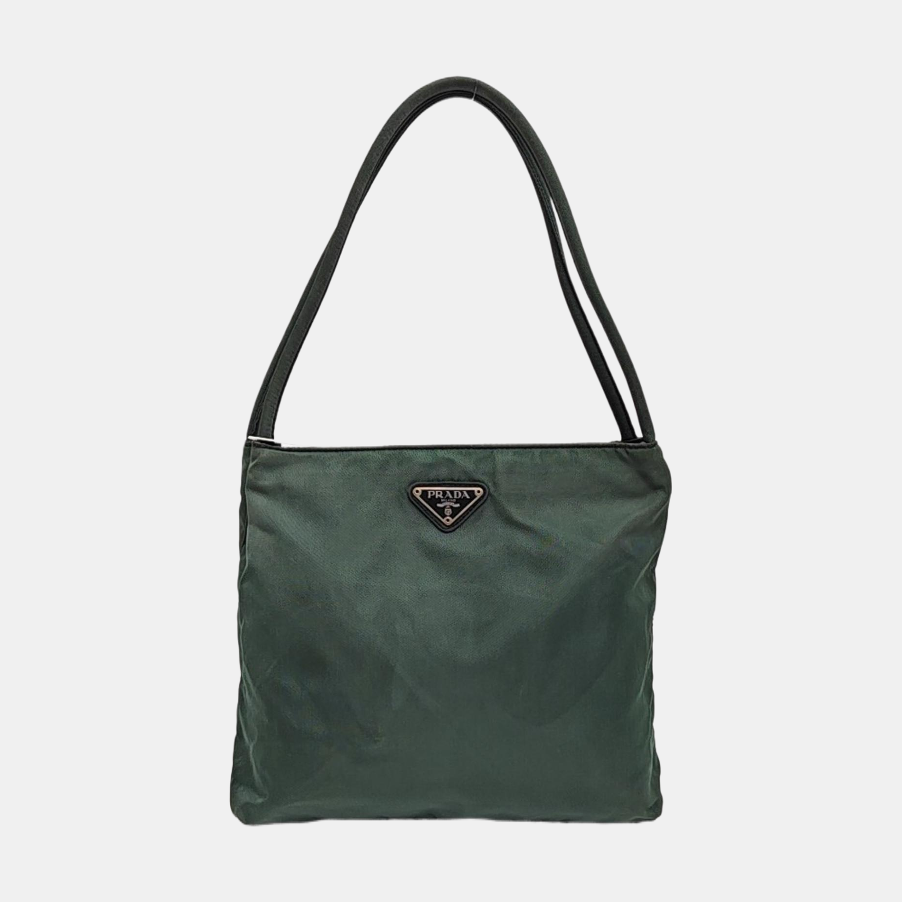Nylon Tote Bag Green
