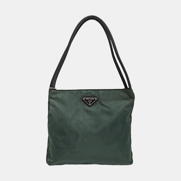 Nylon Tote Bag Green