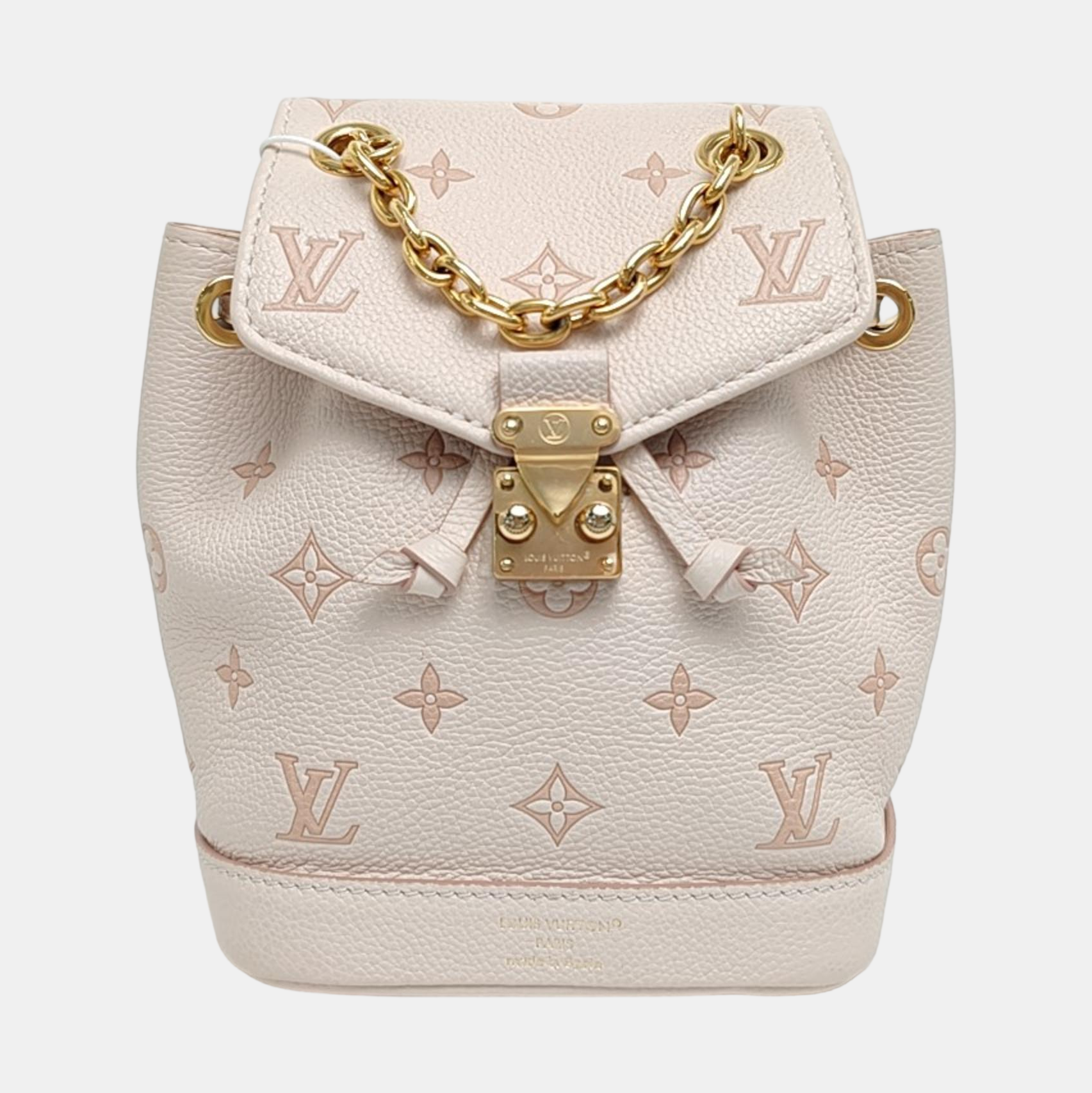 NOÉ Nano Monogram Calfskin Beige