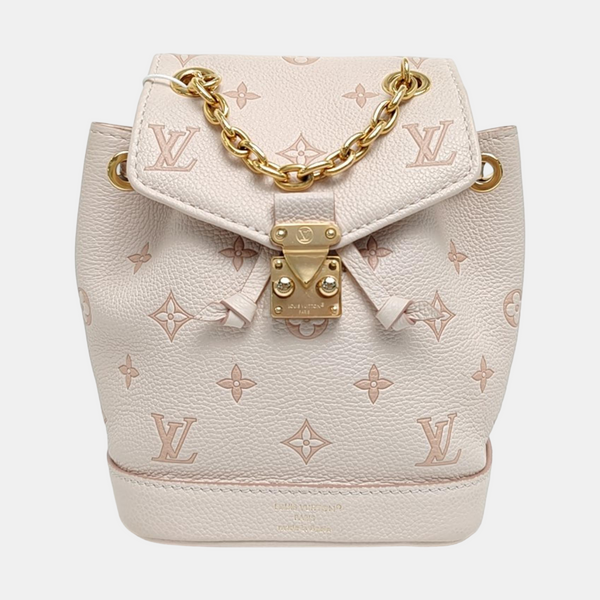 NOÉ Nano Monogram Calfskin Beige