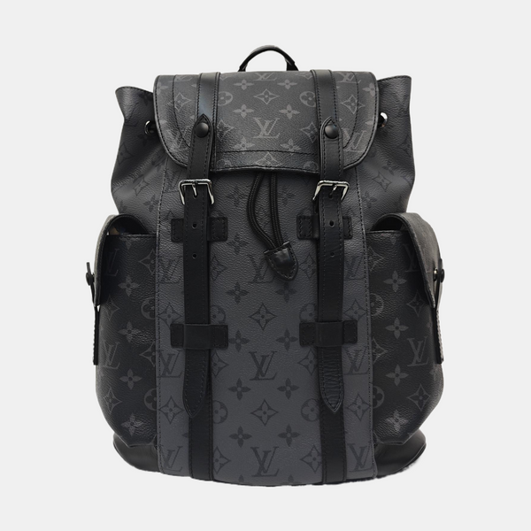 CHRISTOPHER Monogram Coated Canvas Gray