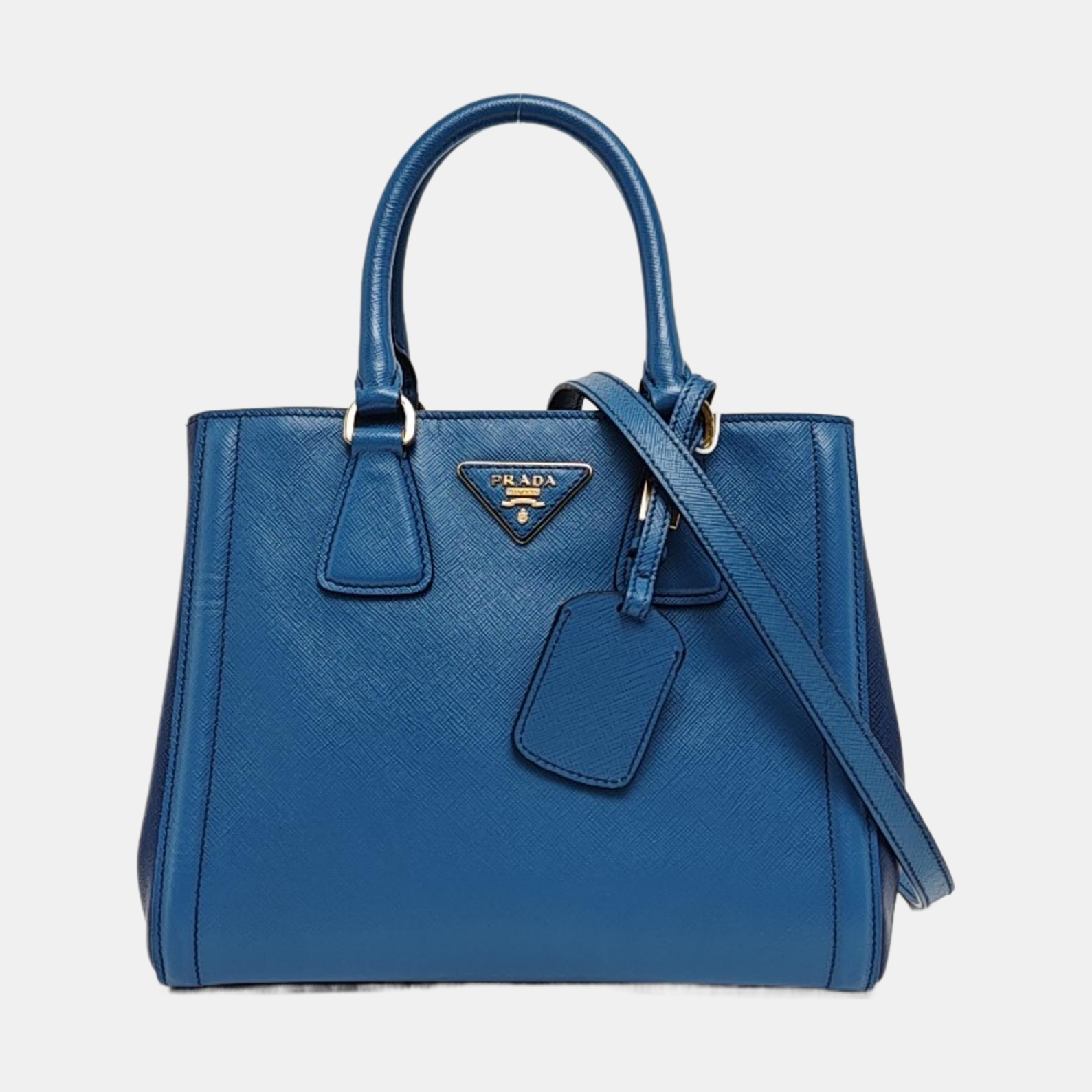 Parabole Saffiano Calfskin Blue