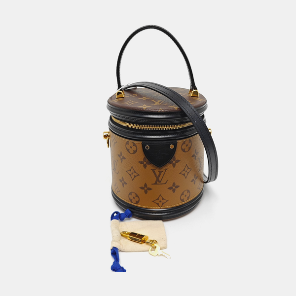 CANNES PM Monogram Coated Canvas Brown