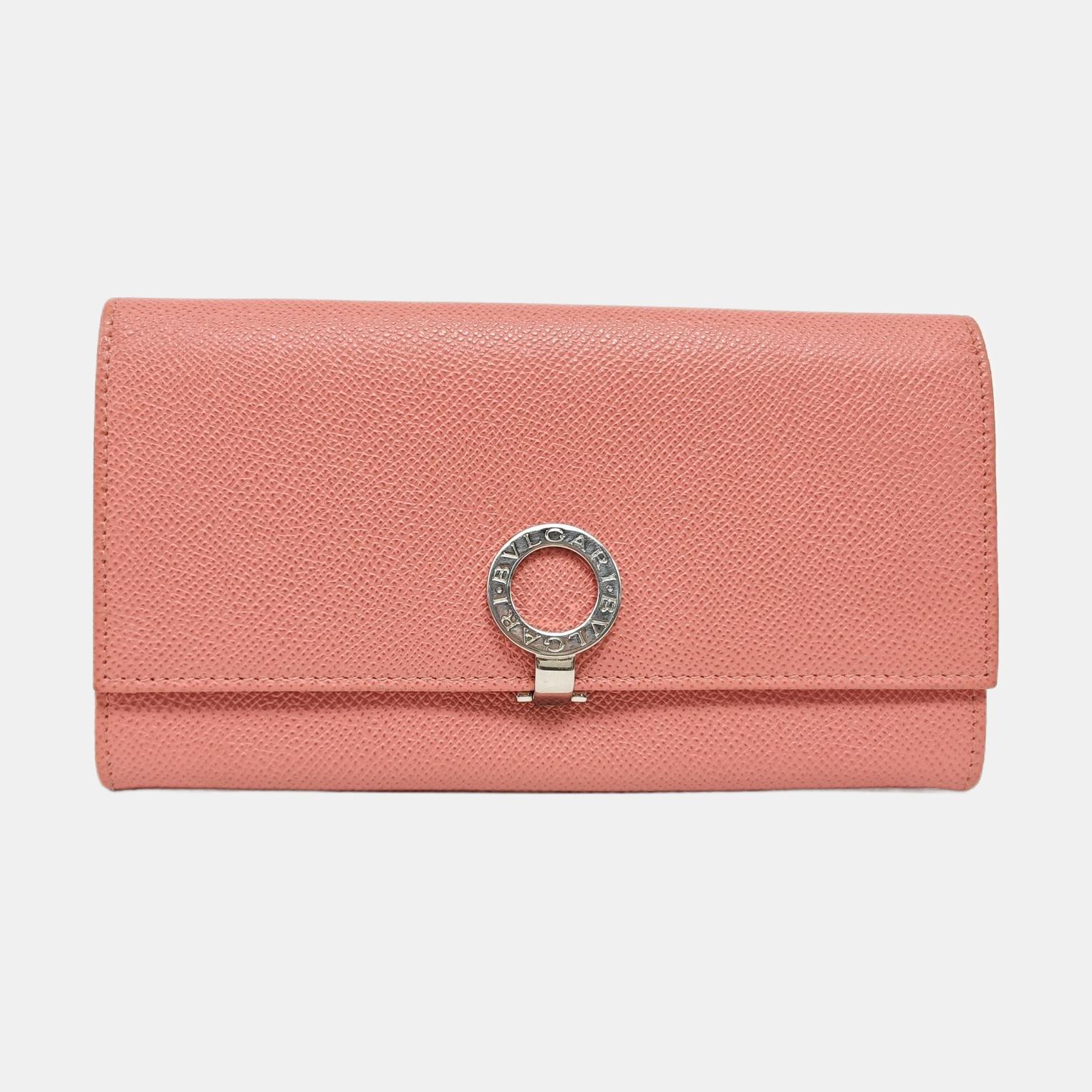 BVLGARI Calfskin Pink Wallet