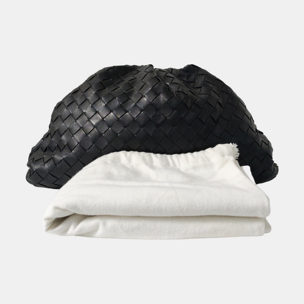 The Pouch Large Lambskin Black