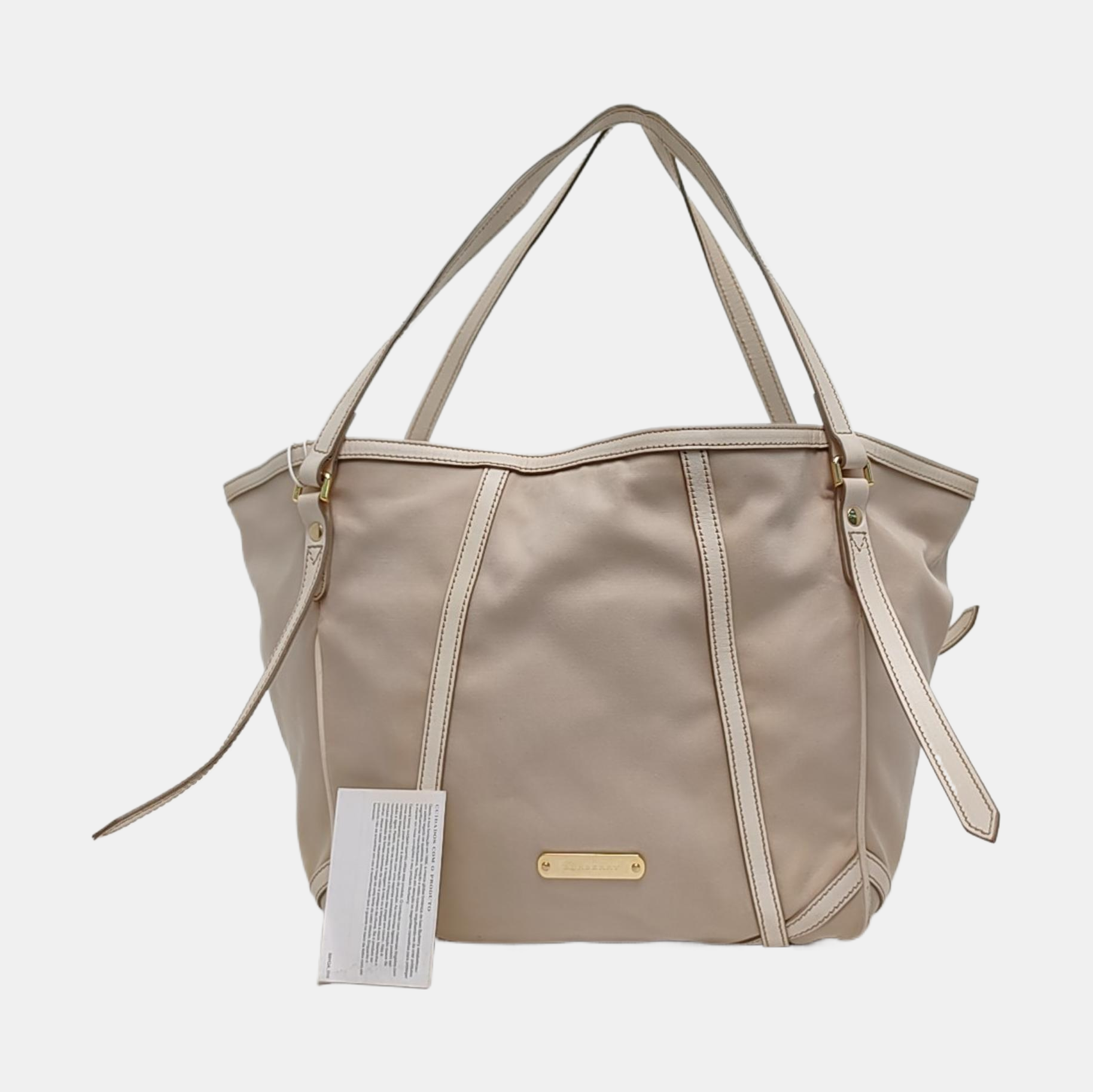 Authenticated pre-owned  Canterbury Fabric Beige - Tote Bag at Looply