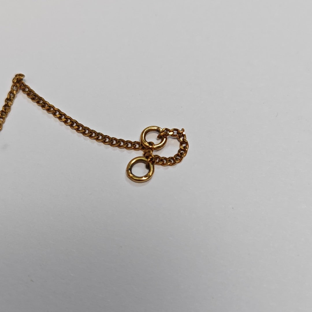 ALPHABET Brass Gold Necklace