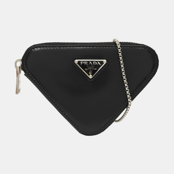 Calfskin Shoulder Bag Mini Black