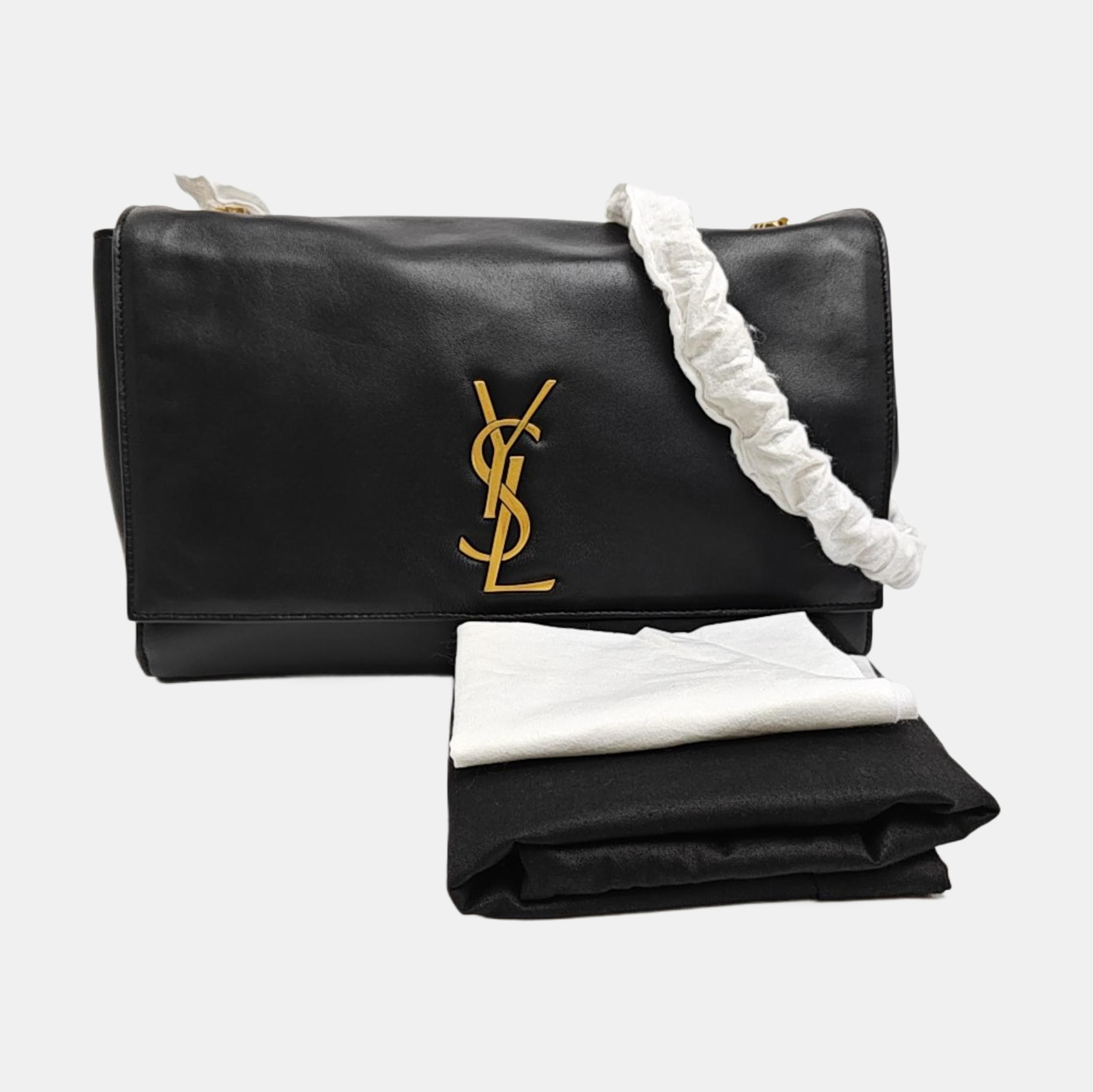 KATE Large Calfskin Black