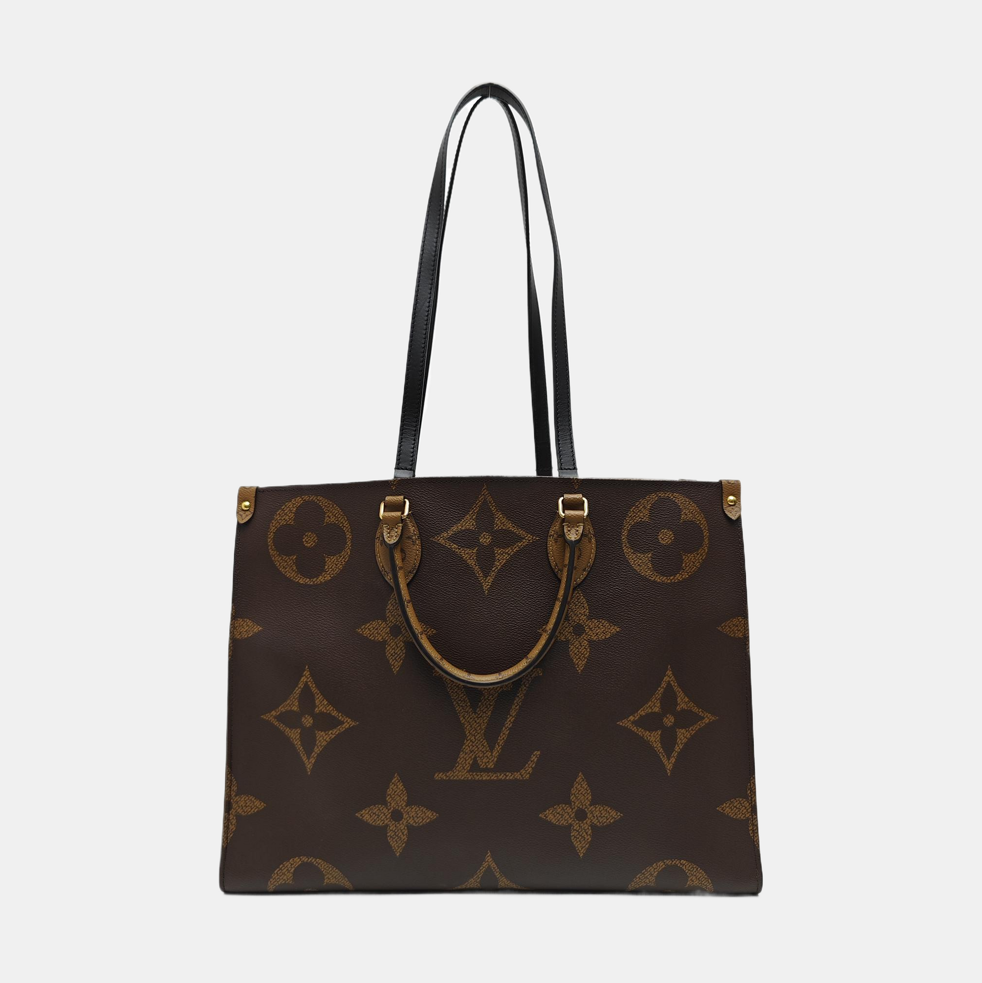 ONTHEGO GM Monogram Coated Canvas Brown