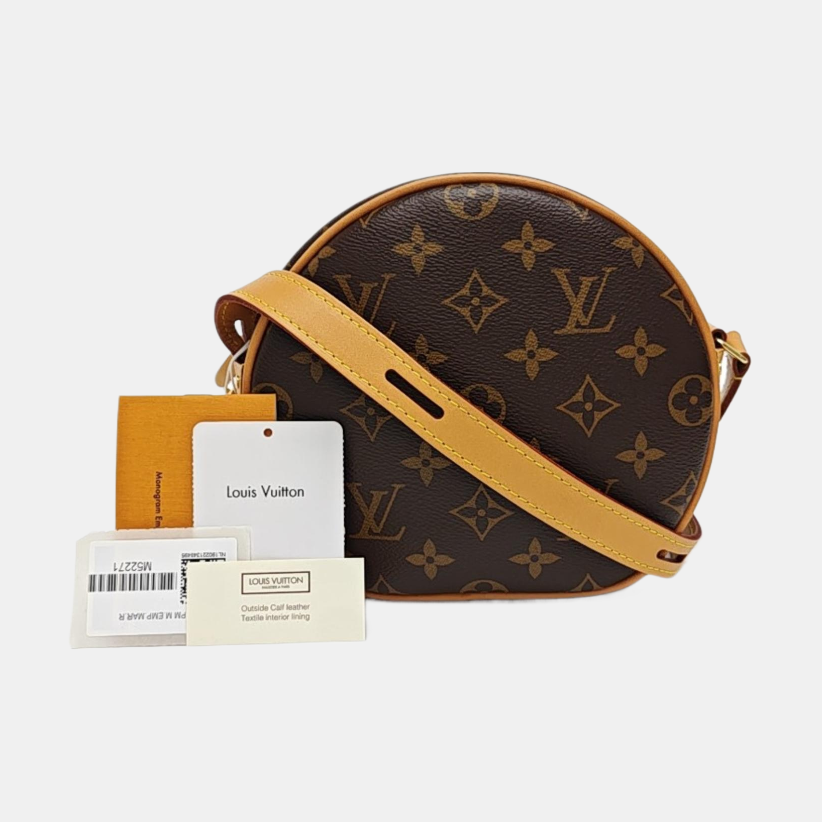BOITE CHAPEAU PM Monogram Coated Canvas Brown