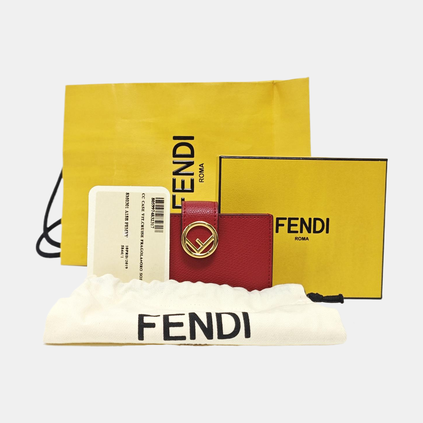 Calfskin Wallet Red