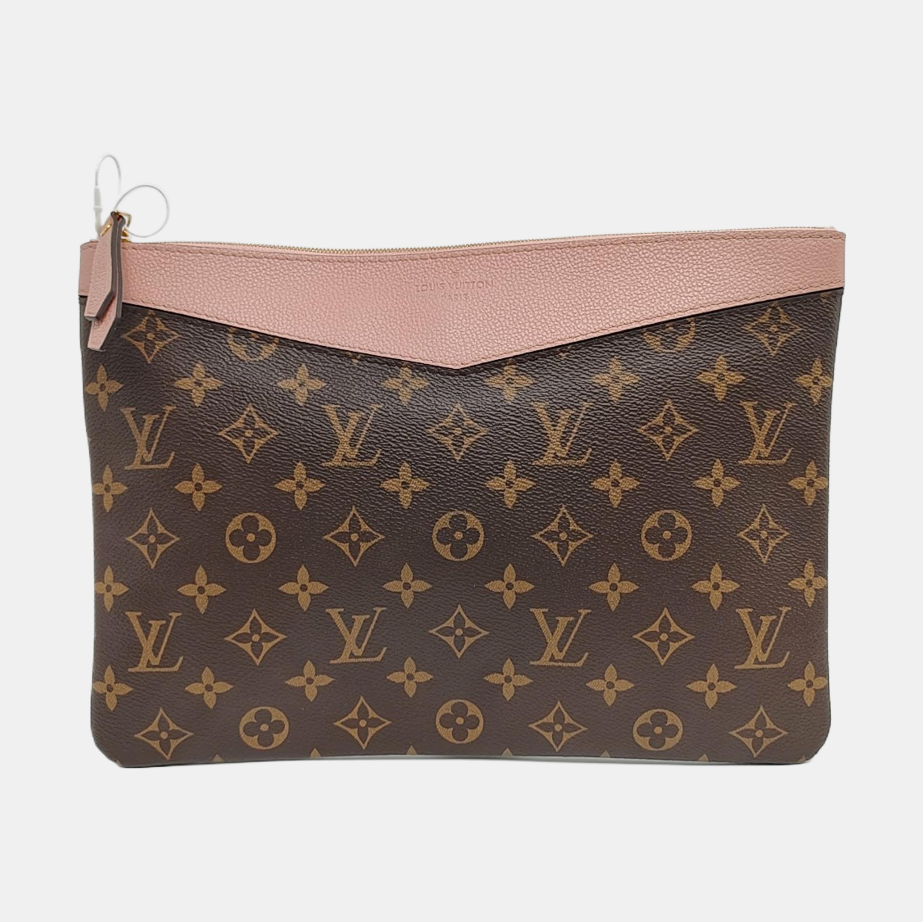 DAILY Monogram Coated Canvas Brown